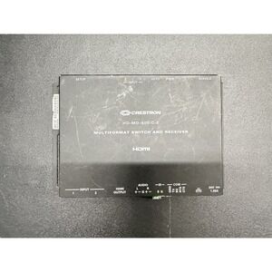 Crestron HD-MD-400-C-E Multi-Format Switch and Receiver HDMI HDBaseT - Untested